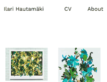 Tablet Screenshot of ilarihautamaki.com